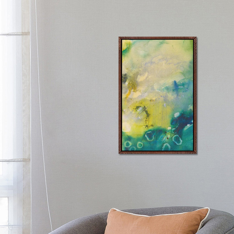 Turquoise Flow III by Jennifer Gardner - Gallery-Wrapped Canvas Giclée on Canvas, 66.04 cm H x 45.72 cm W