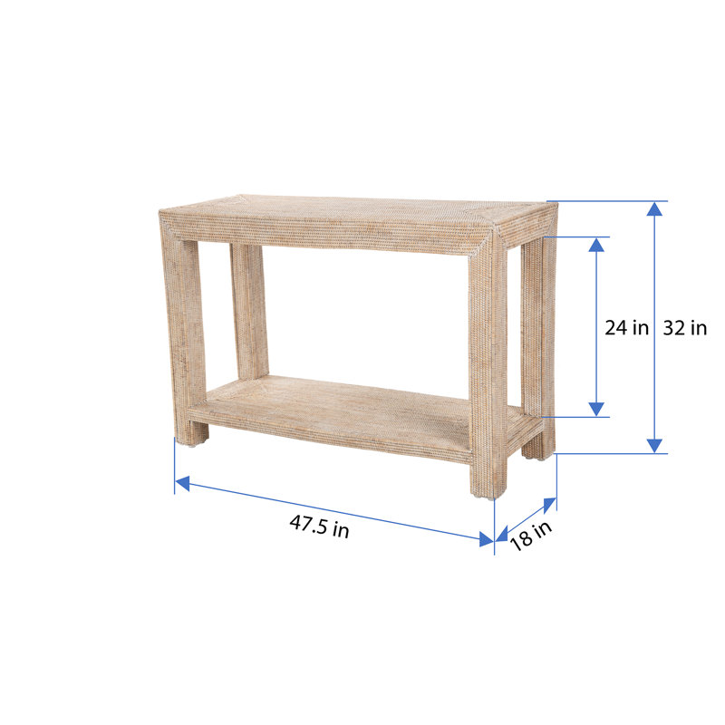 Andersen 47.5'' Console Table, Beige