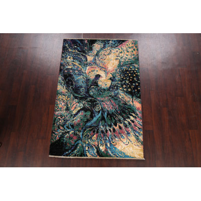Jescie One-of-a-Kind 4'2" X 6'3" New Age Wool Area Rug in
