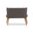 Gräfe 40.94'' Upholstered Settee