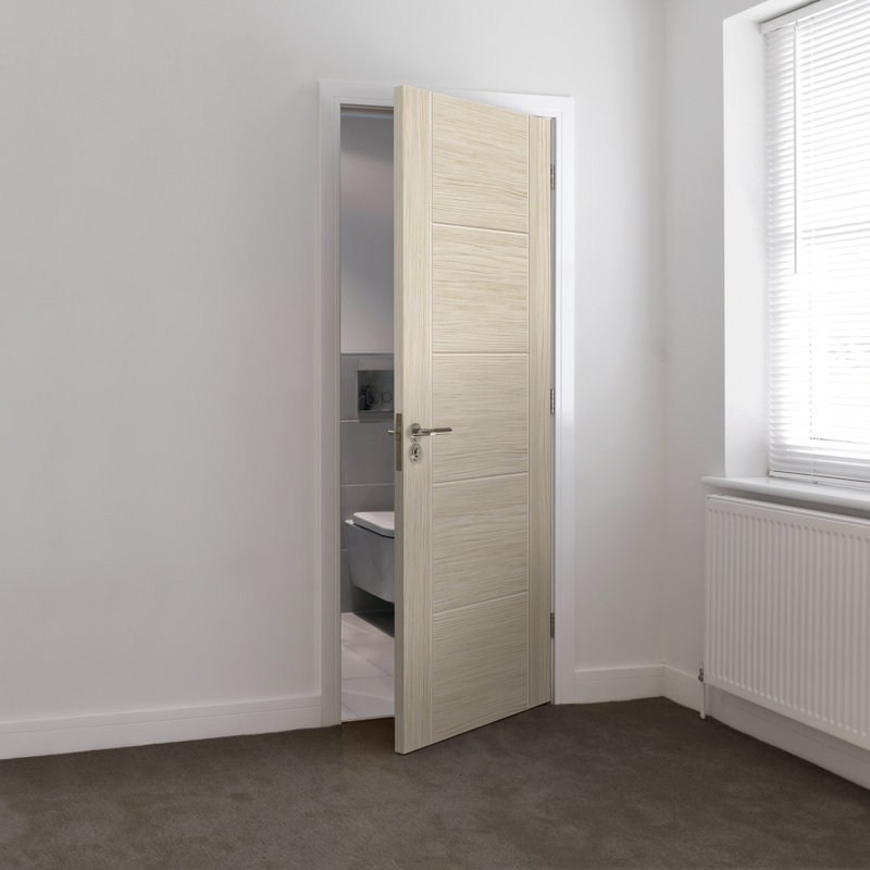 Ivory Fire Door Prefinished, 198.1cm H x 61cm W x 4.4cm D