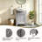 Chrystan 18'' Mini Single Bathroom Vanity with Ceramic Top