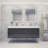 Hartsock Double Bathroom Vanity with Acrylic Top-947912833