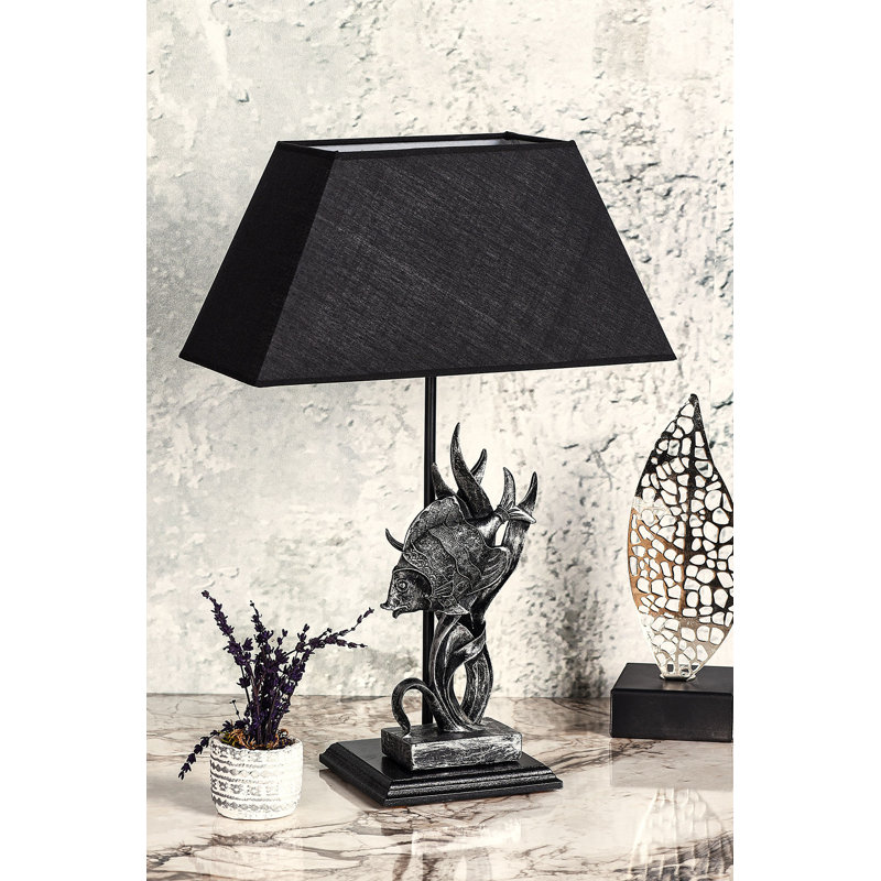 Lampe de table en métal, Argent