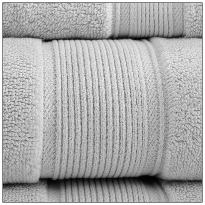 100% Cotton Super Plush Mulit-Size Set, Silver
