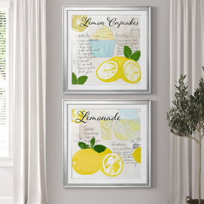 " Lemon Cupcakes " 2 - Pieces