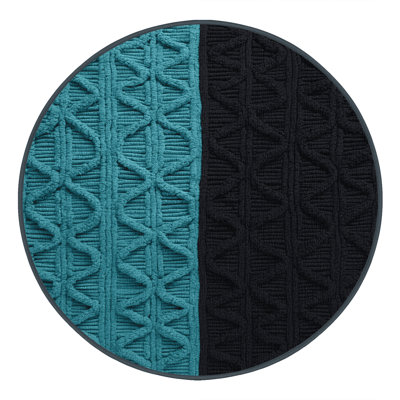 Machine Washable Trellis Gray Area Rug