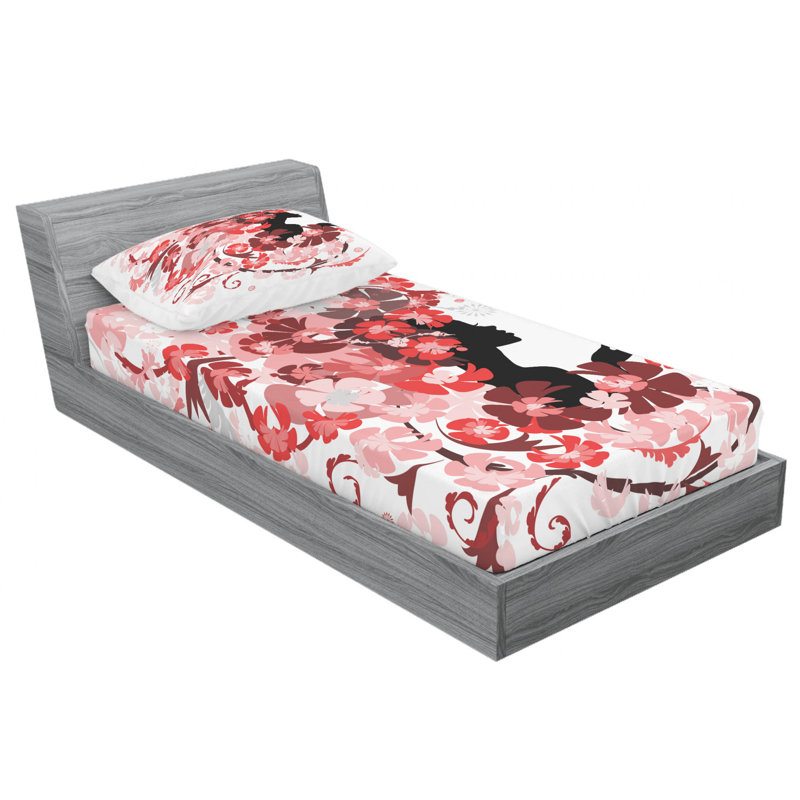 Microfiber Fitted Sheet, Twin XL Sheet Set with Fitted Sheet