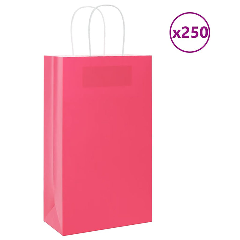 Gift Wrap Storage, 36cm H x 21cm W x 11cm D, Pink