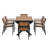 U_Style Experience Outdoor Dining Freedom With A Flexible Set Including Six Chairs And A Table That Extends From 62.9 To 82.6 Inches For Personalized Arrangements-782013316