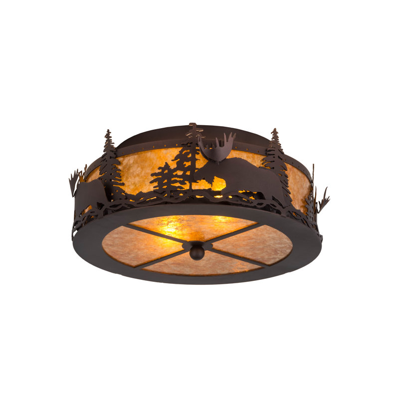 Paylor Mica Semi Flush Mount