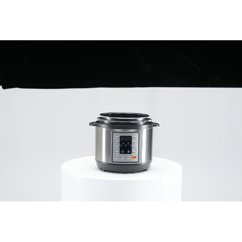 3-Quart Multi-Use Electric Pressure Cooker, Silver