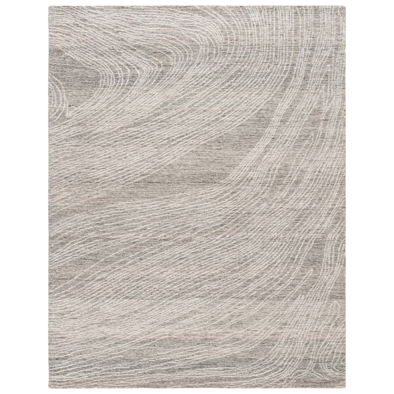 Tapis en laine touffeté à la main Bipin, Rectangle 9 pi x 12 pi
