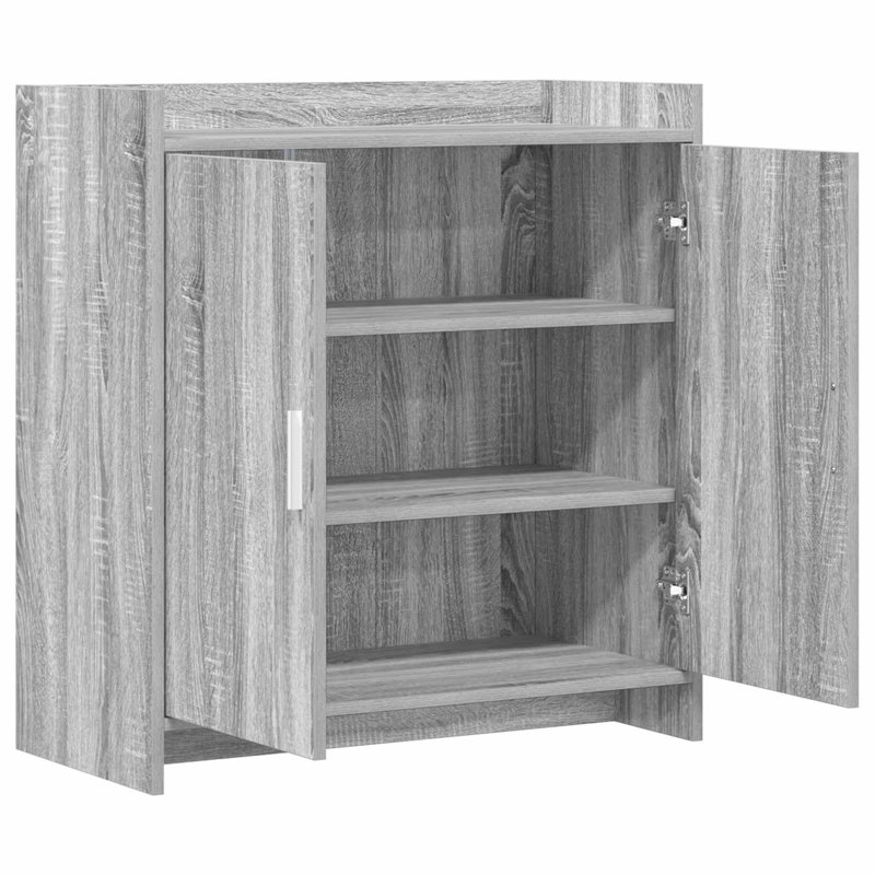 72cm Sideboard, Grey Sonoma