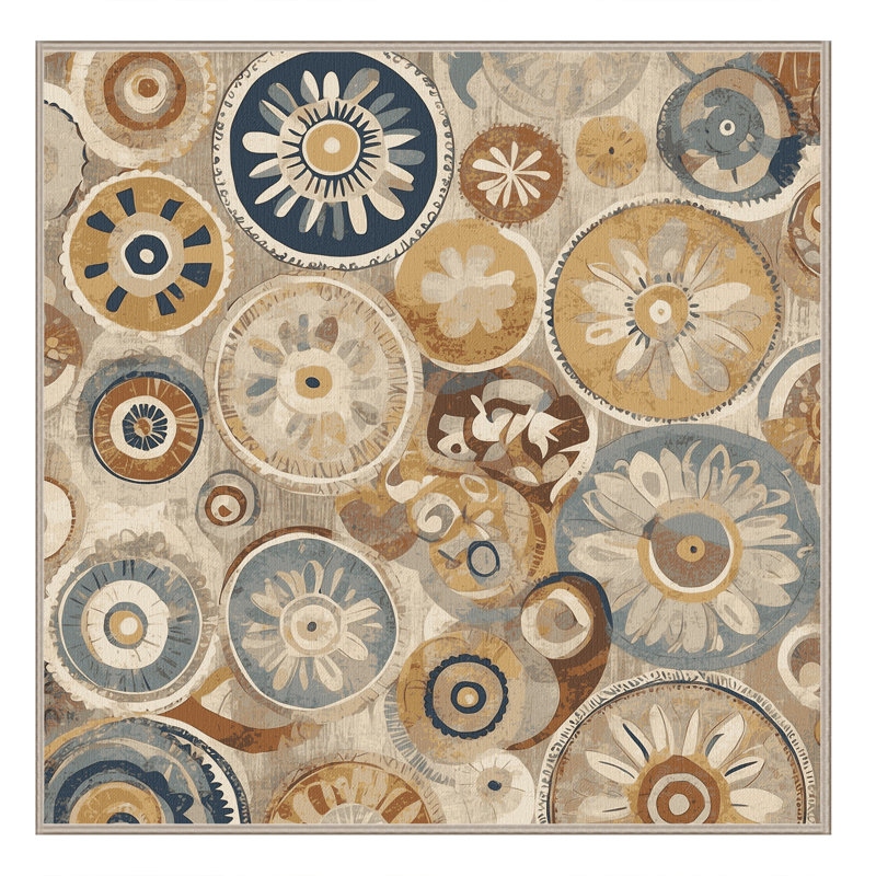Bold Ripple Rug, Square 8'