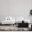 Grey Luxurious Modern Easy To Clean Abstract Rug For Living Room, Bedroom-56329510