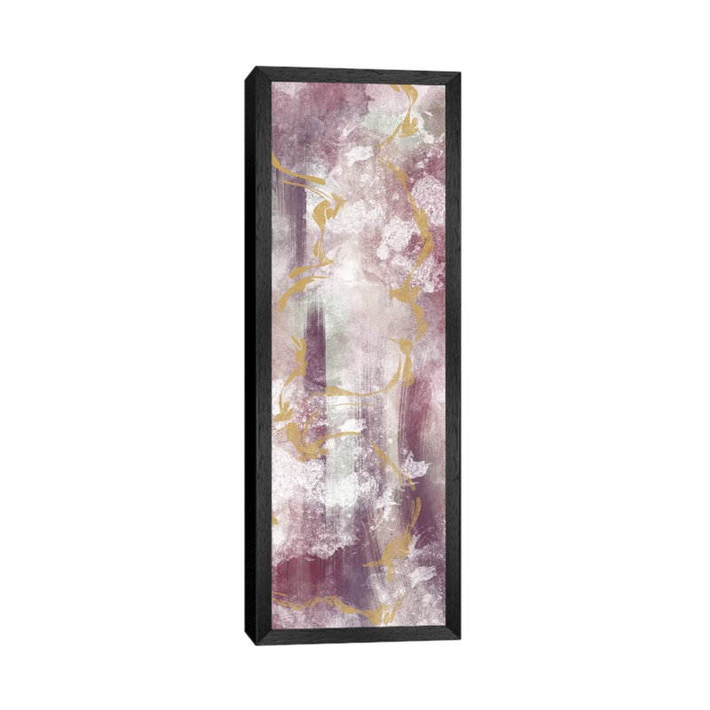 Satiable Tastes I by Marcus Prime - Painting on Canvas, 91.44cm H x 30.48cm W x 3.81cm D, Black Framed