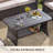 6 Pieces Outdoor Wicker Patio Conversation Set with Reclining Chairs, Ottomans & Furniture Cover-271981675