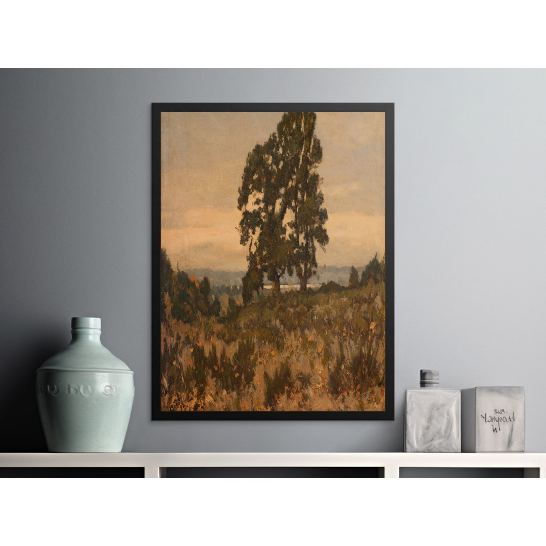 19th Century Style Black Framed Poster