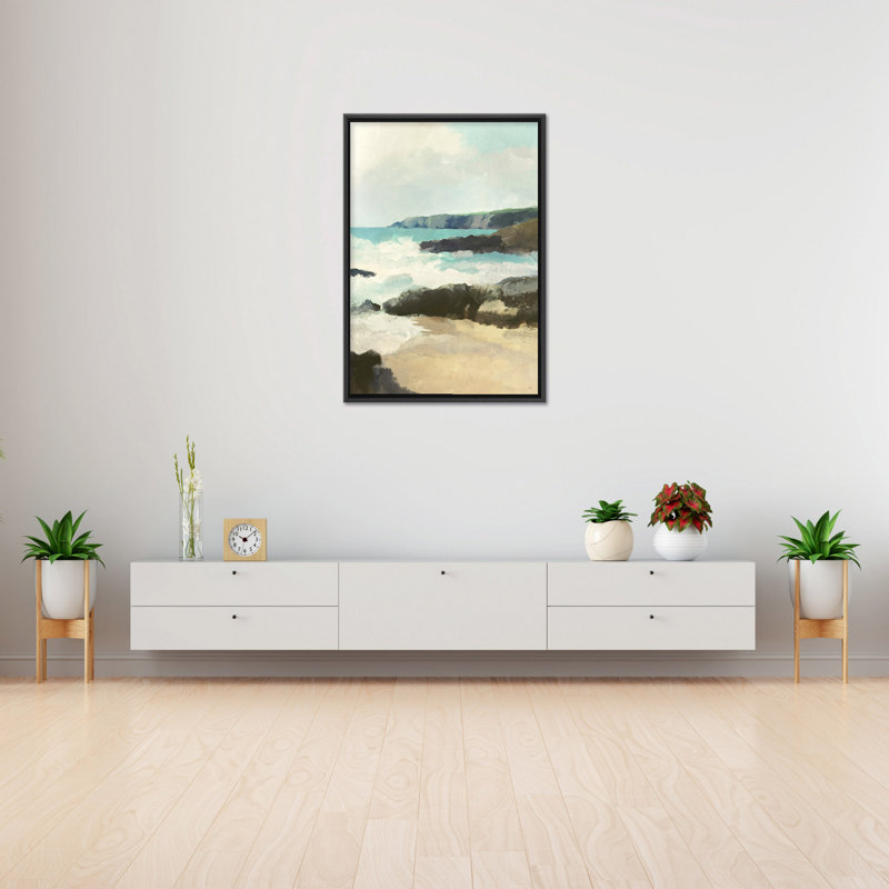 Coastal Retreat Rocky Beach par Dan Hobday, H 24 po x l 16 po