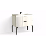 Avila 36" W Freestanding Single Bathroom Vanity with Dean Leg