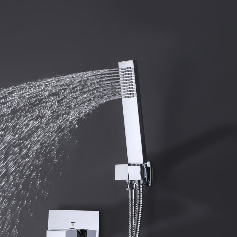 All-In-One Kit with Rough in-Valve, Chrome