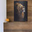 «Portrait of the King» par Momart, art mural en métal, 24 po x 36 po-706553350