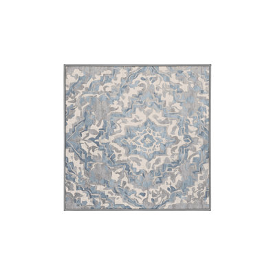 Machine Washable Gray Area Rug
