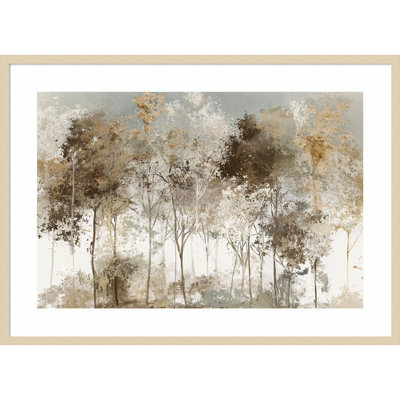 «Black Forest» par Wood, reproduction d'art encadrée