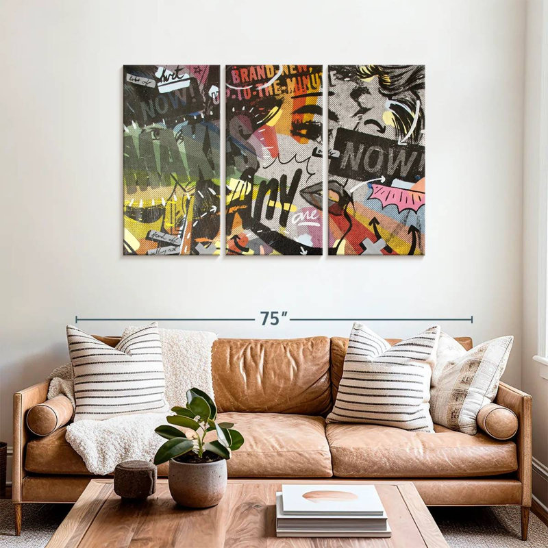 Leisha Anyone Now, 36" H x 57" W