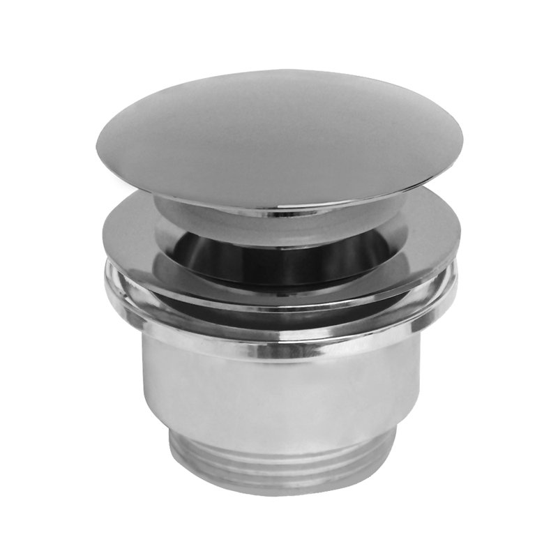 Whitehaus 2-1/2" Pop-Up Mechanical Drain For Lavatory Basin, Polished Stainless Steel
