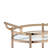 Lakelyn Oval Bar Cart with Two Shelves-1609875450