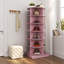 Range-chaussures rose rotatif 360 degrés 6 couches-130150944