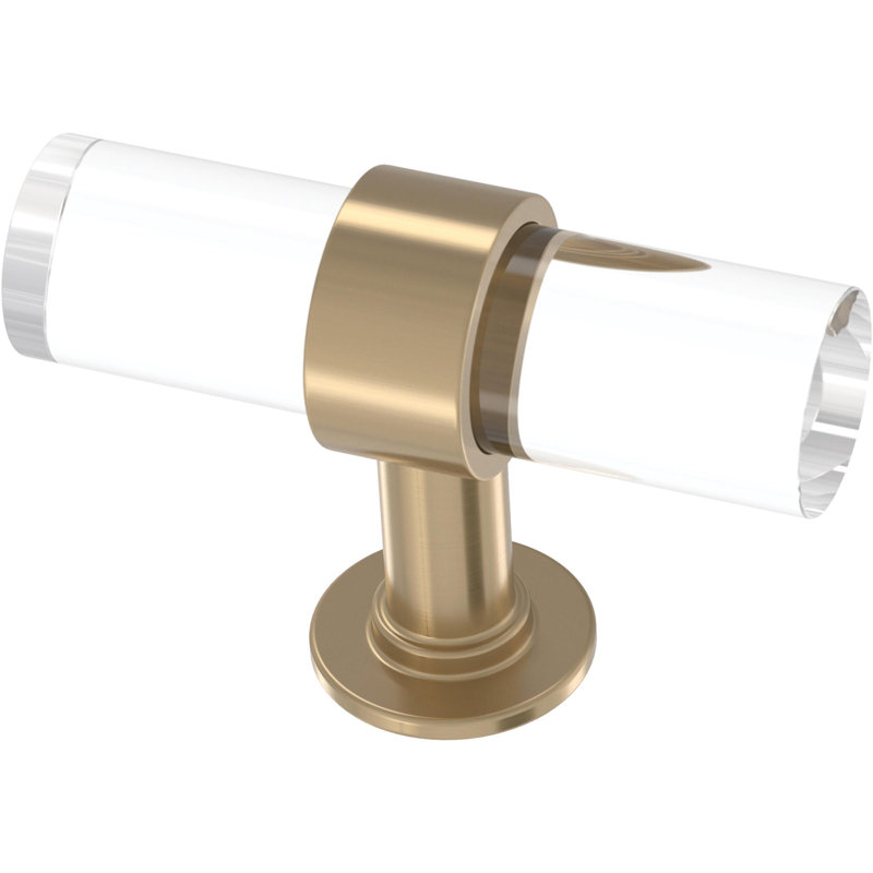 Acrylic Bar Knob Multipack, Champagne Bronze/Clear