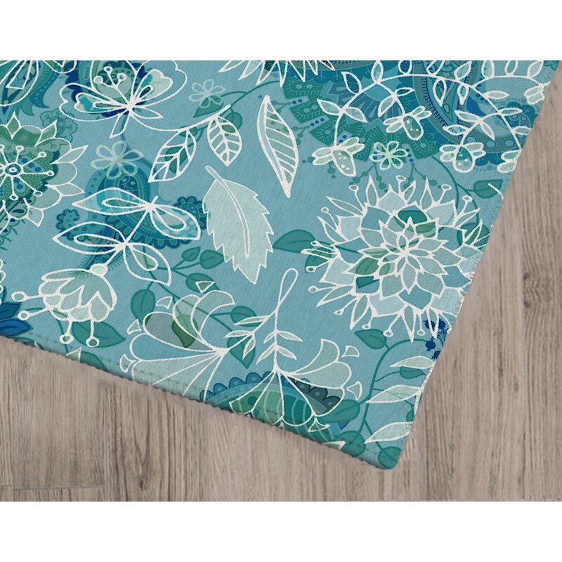 Red Barrel Studio® Newfields Floral Rug | Wayfair