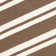 Palma Hand Woven Performance Stripe Brown Fabric Rug