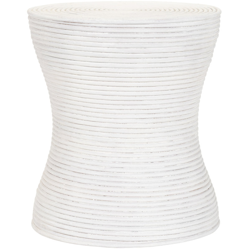 Holcomb End Table, Blanc