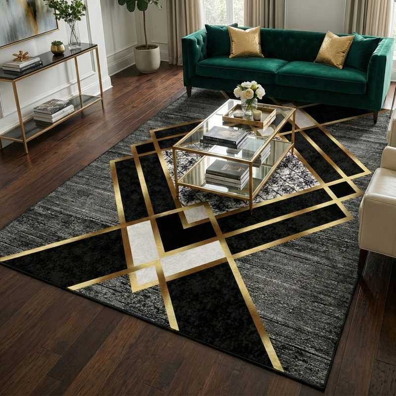 Thias Chevron Indoor Rug