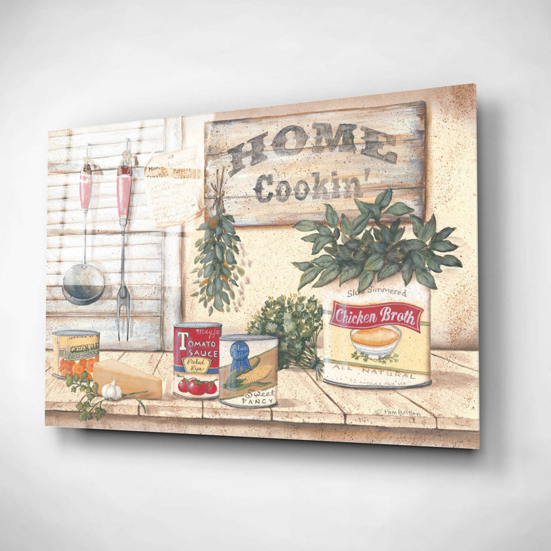 «Mom's Kitchen I» par Pam Britton - impression sans cadre, H 12 po x l 16 po x P 0,13 po