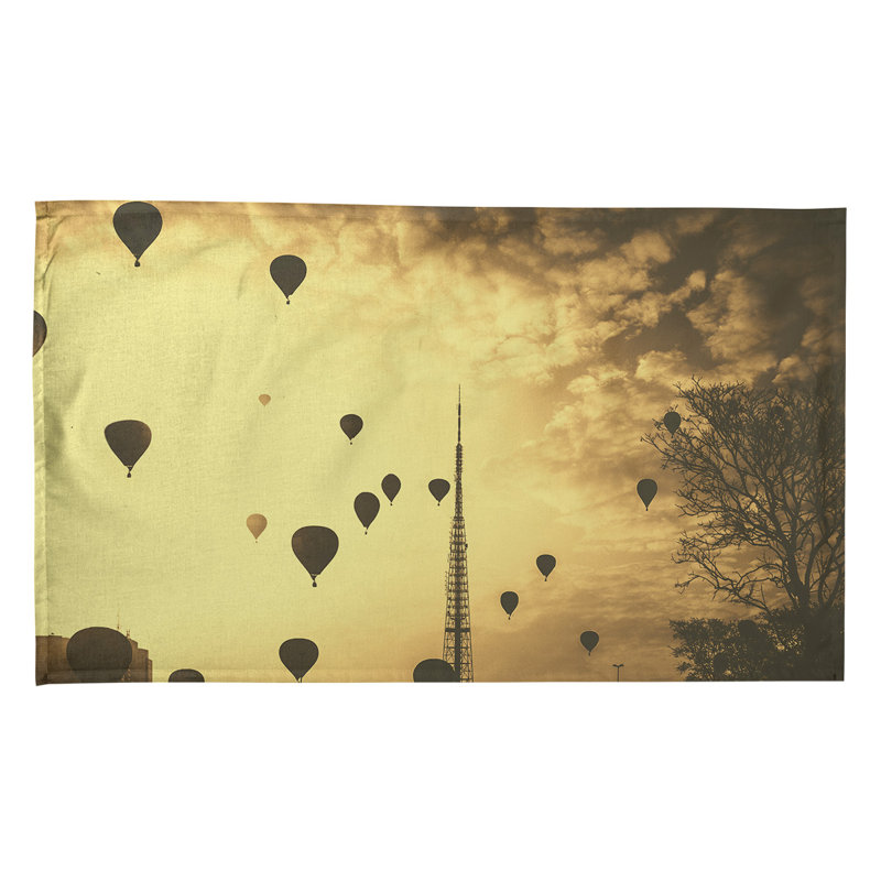 Serviette à air chaud ballons à thé, Sergé de coton