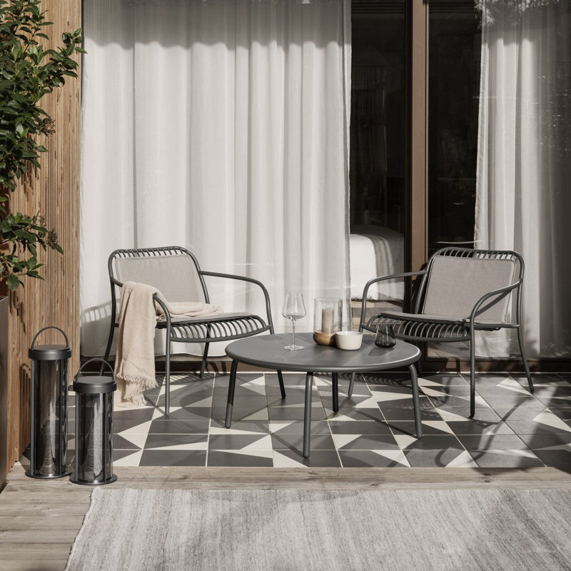 Rectangle KIVA Indoor/Outdoor Area Rug, Rectangle 4'6" x 6'6", Cloud Medley