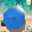 Parasol de marché de 10 pi pour parasol de patio à 8 nervures-130168937