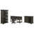 4 Pieces: Desk, Chair, Storage Cabinet, Bookcase