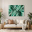«Geometric Abstraction 25», art mural en métal vert-383536342