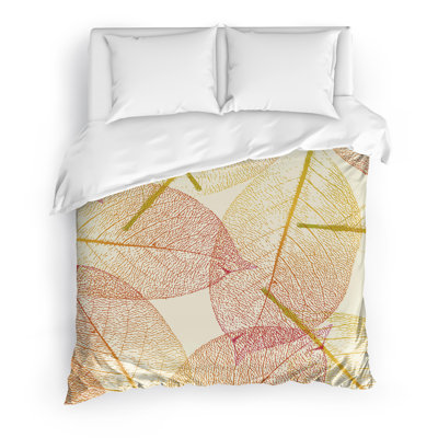 Autumn Leaves Polyester Twill Duvet Cover