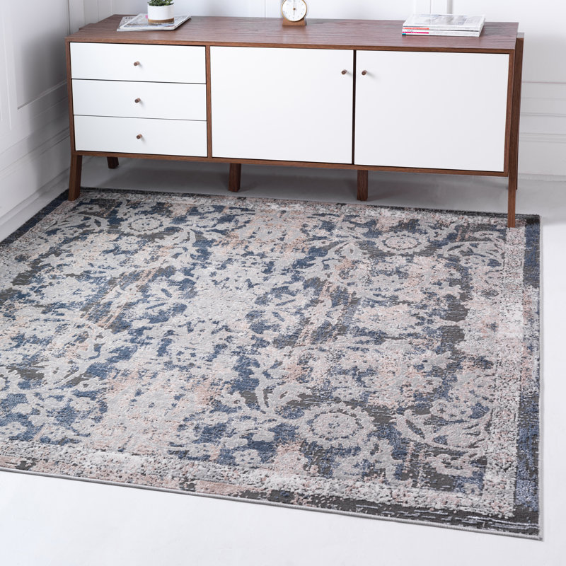 Thornbridge Floral Indoor Rug, Square 6'