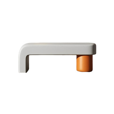 Banc rembourré en similicuir Light Luxury
