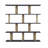 Jayvianna 53.9" H x 51.6" W Modern Geometric Bookcase-2044407958