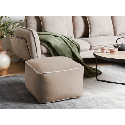 Abdulraheim 50cm Wide Square Pouf Ottoman