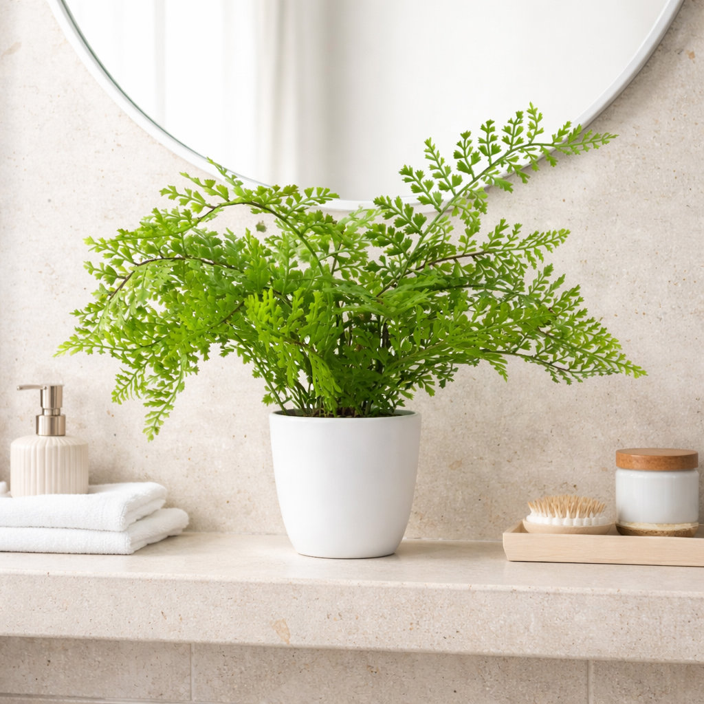 30cm Faux Fern Plant in Pot Liner